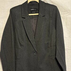 Torrid Chelsea Studio Luxe Ponte Blazer Sz 1